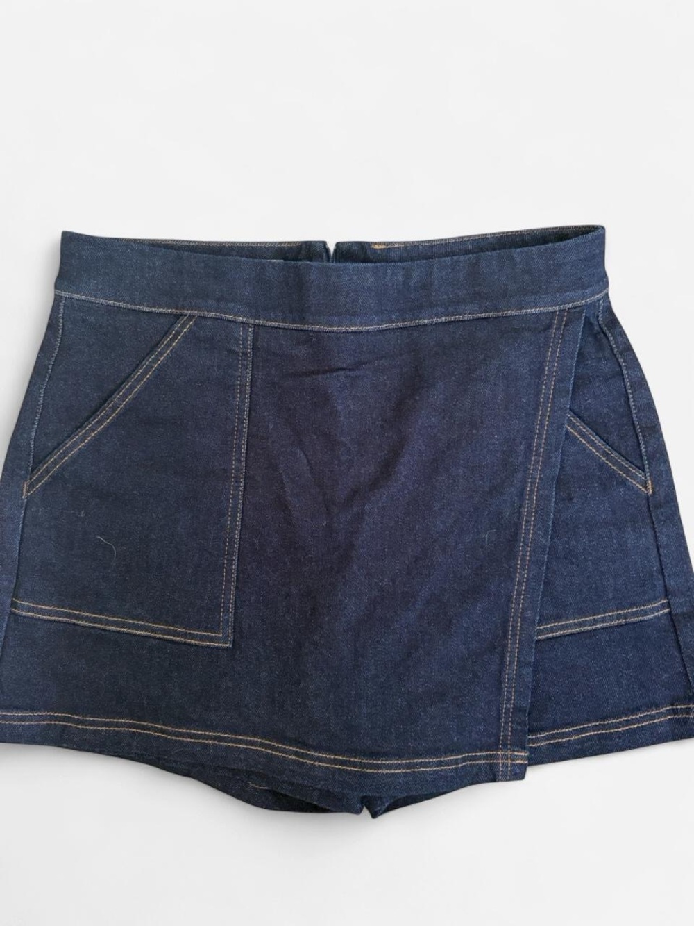 Kut from the Kloth Dark Blue Denim Skort